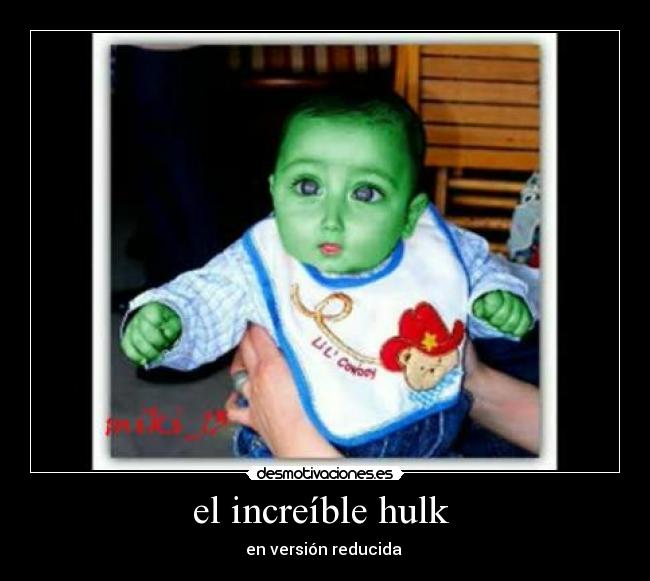 el increíble hulk  - en versión reducida 