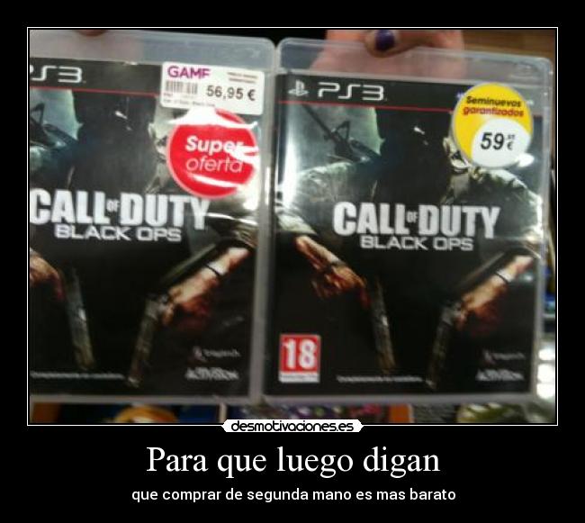 Para que luego digan -