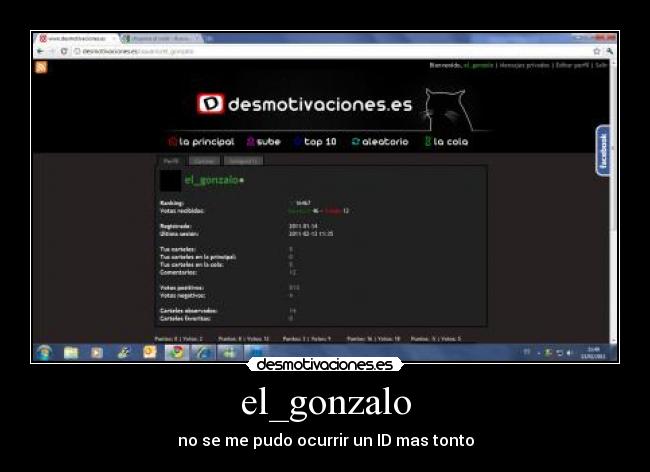 el_gonzalo - no se me pudo ocurrir un ID mas tonto