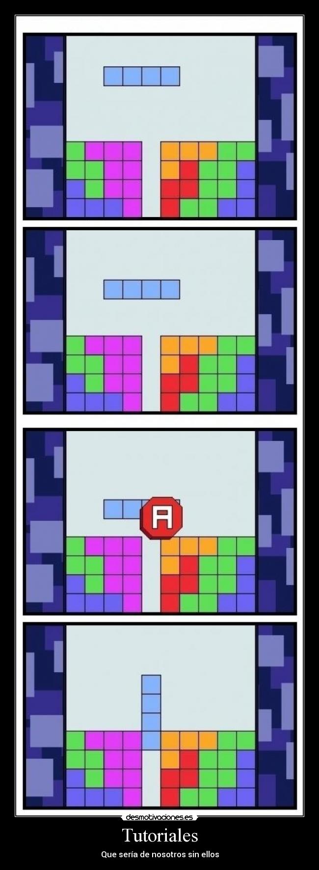 carteles tutoriales desmotivaciones
