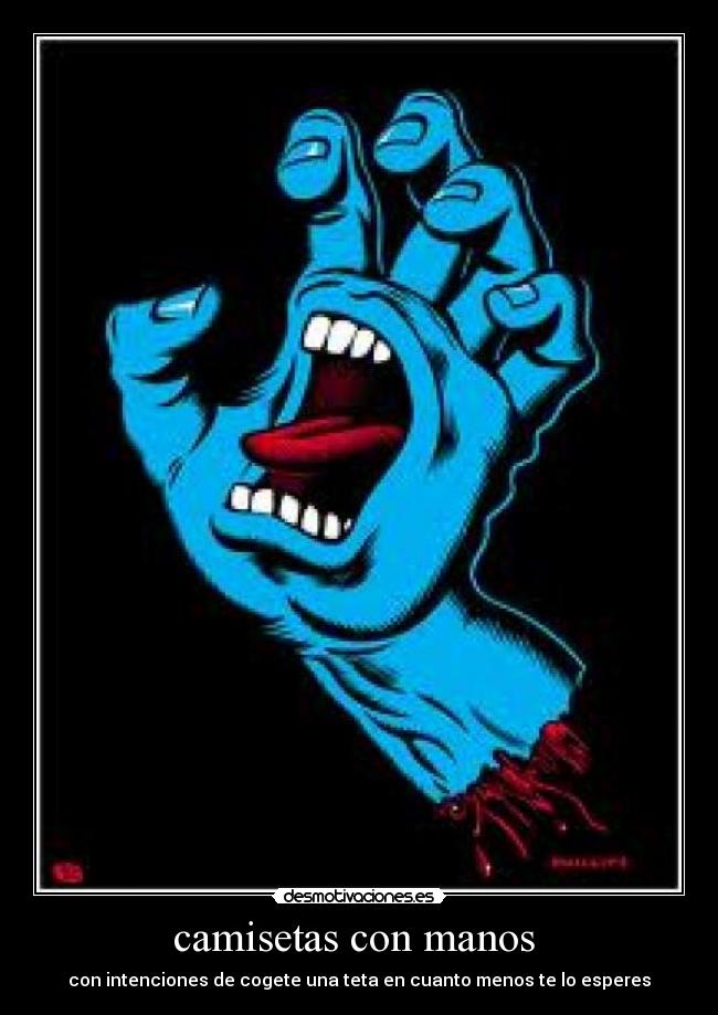 camisetas con manos -