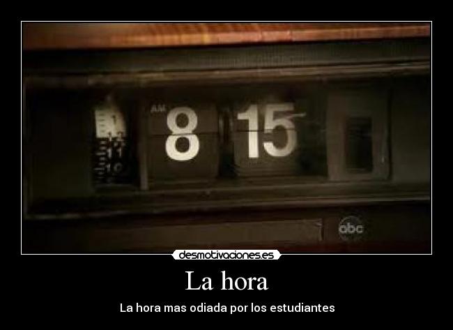 La hora - 
