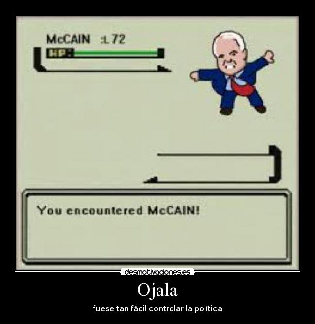 carteles politica mccain desmotivaciones