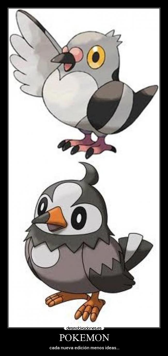 POKEMON - cada nueva edición menos ideas...