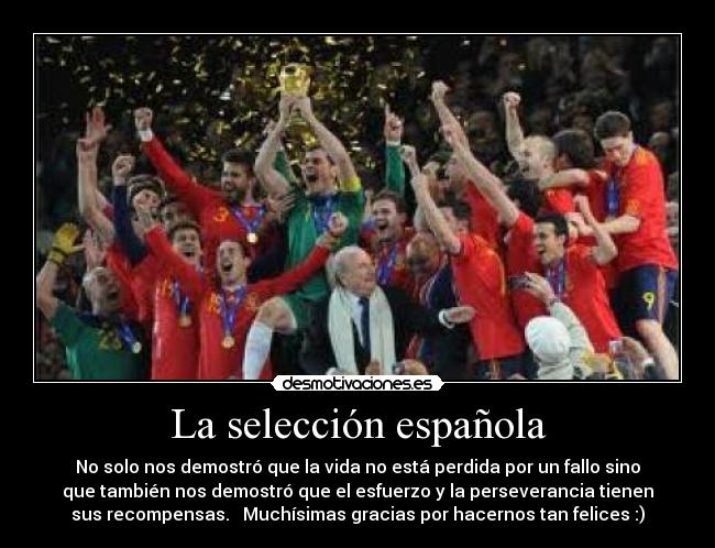 La selección española -