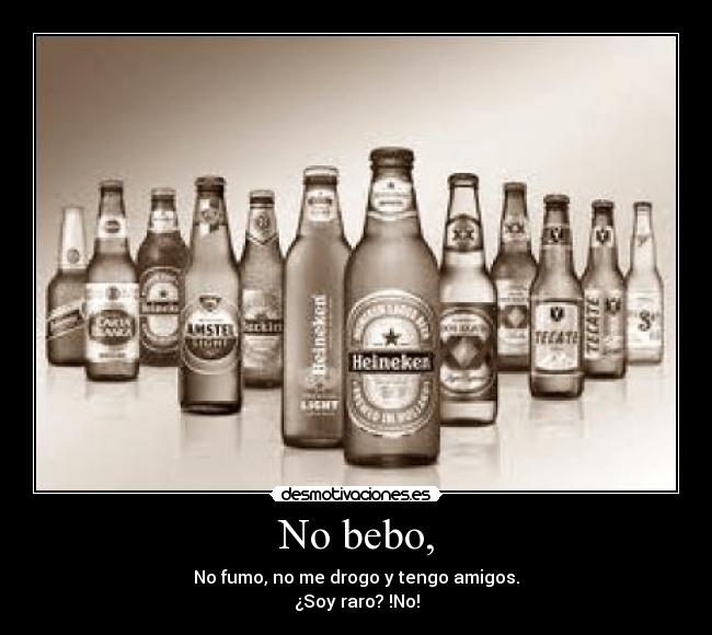 No bebo, - 