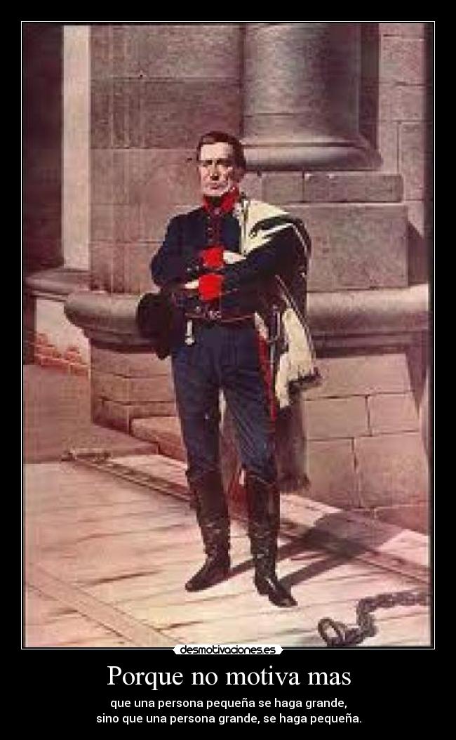 Porque no motiva mas -