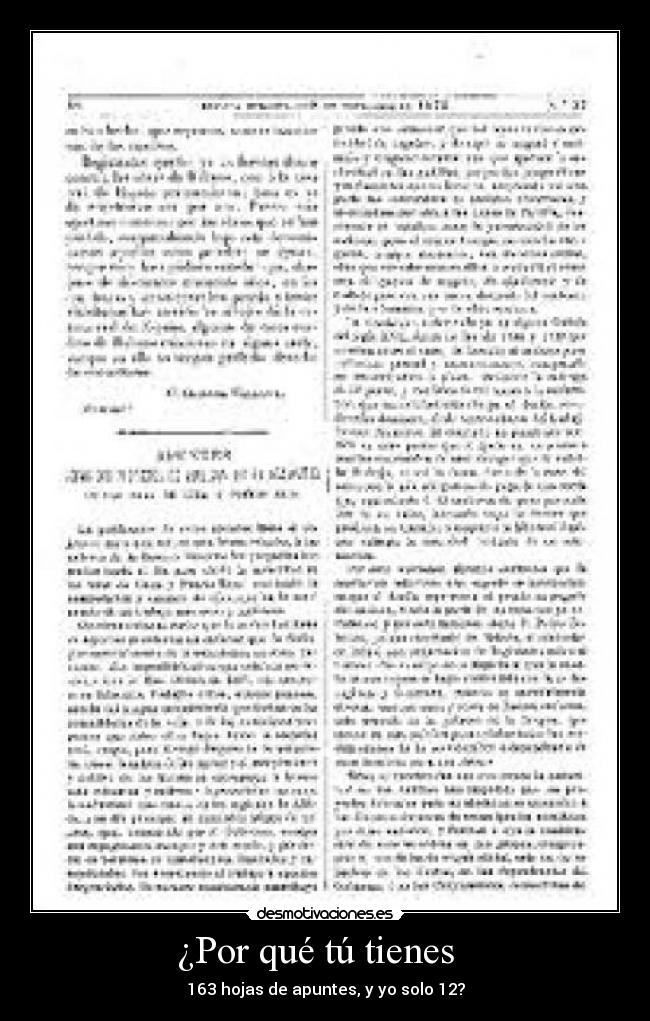 ¿Por qué tú tienes   - 