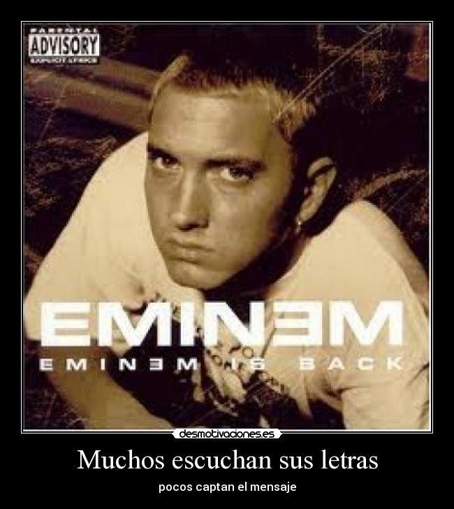 Muchos escuchan sus letras -