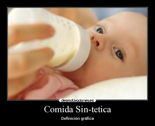 Comida Sin-tetica - Definición gráfica