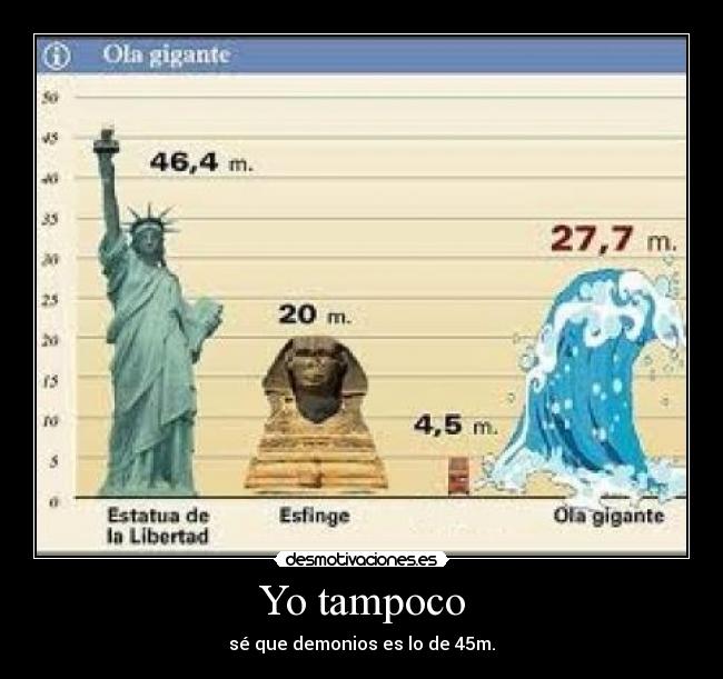 Yo tampoco - sé que demonios es lo de 45m.