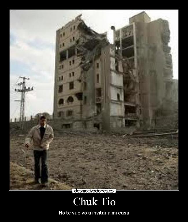 Chuk Tio - No te vuelvo a invitar a mi casa