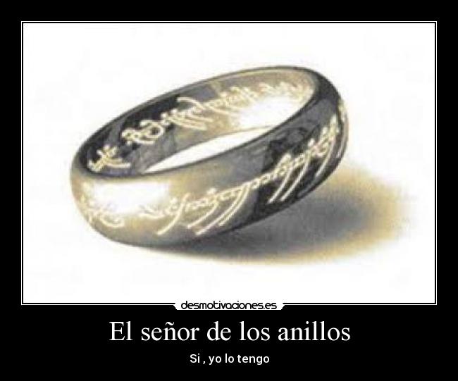 El señor de los anillos -