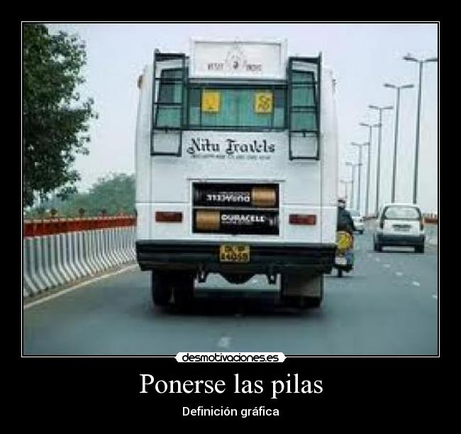 Ponerse las pilas - Definición gráfica