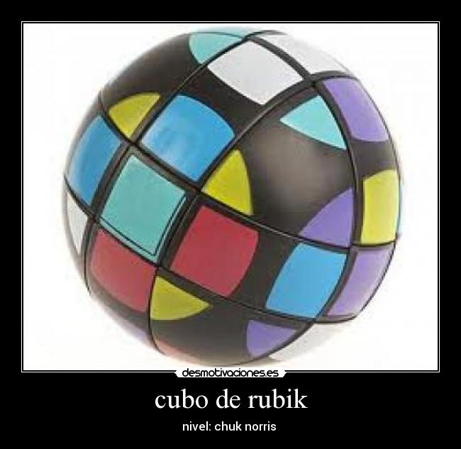 cubo de rubik - nivel: chuk norris