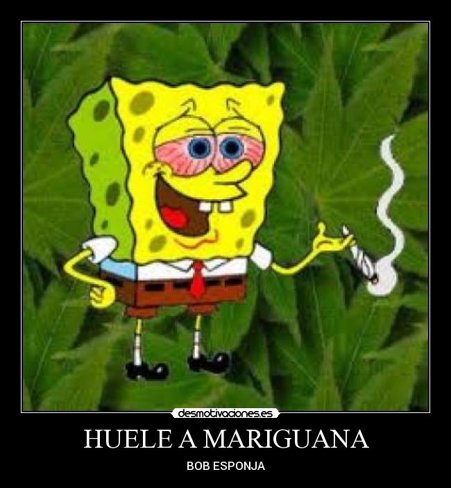 HUELE A MARIGUANA - BOB ESPONJA