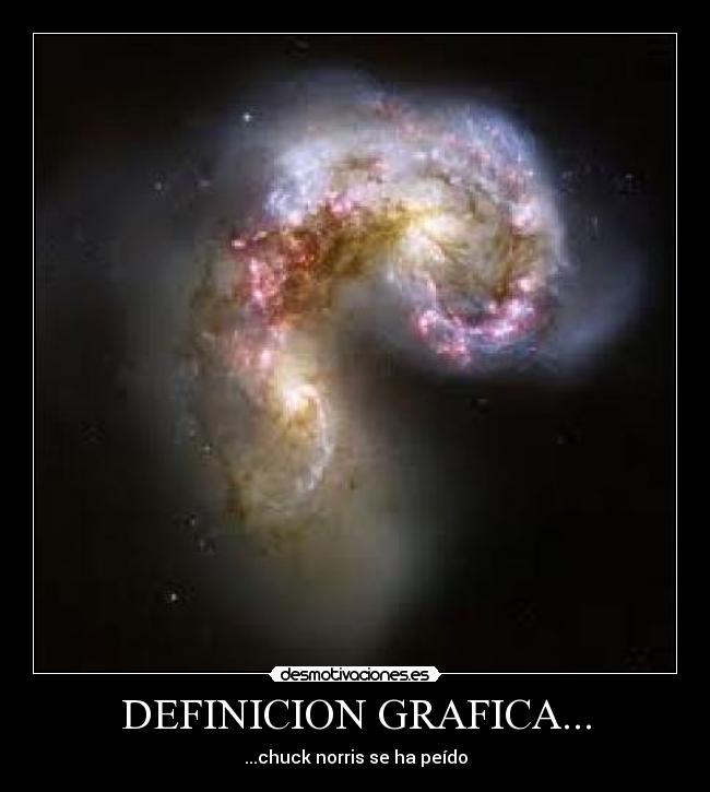 DEFINICION GRAFICA... - ...chuck norris se ha peído