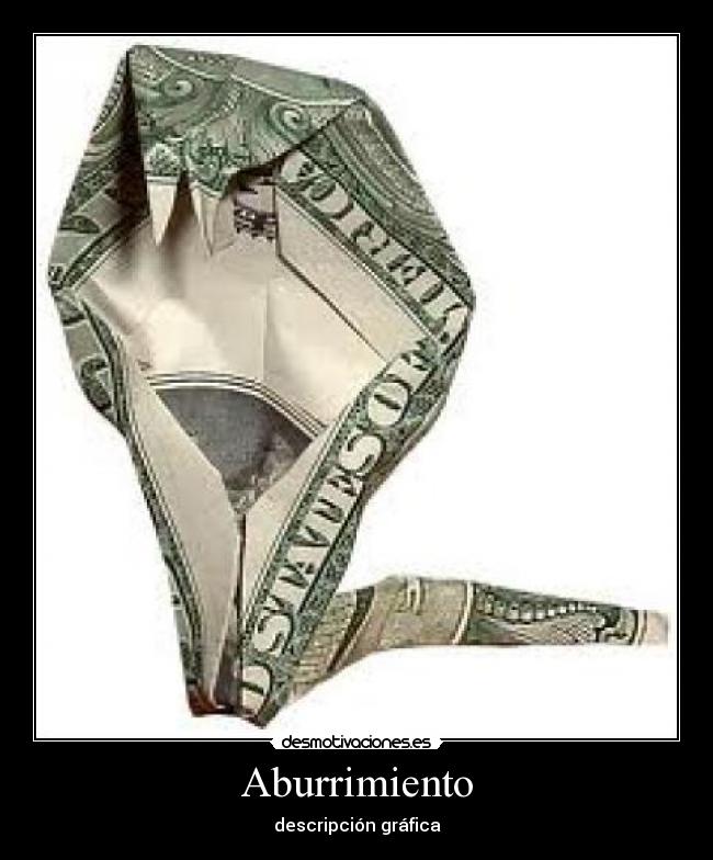 Aburrimiento - descripción gráfica