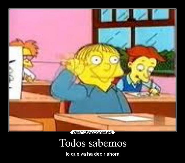 Todos sabemos -