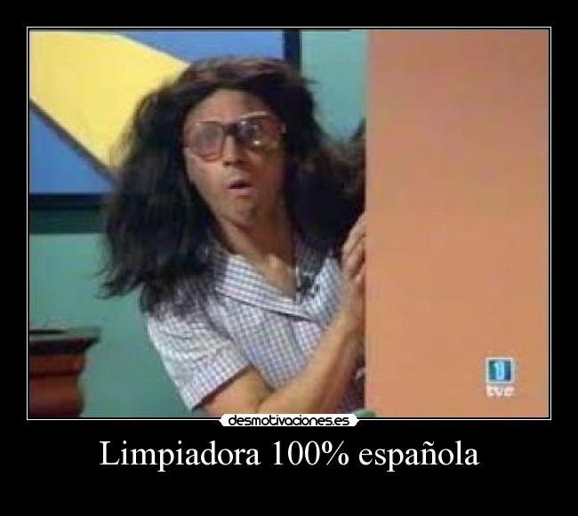 Limpiadora 100% española -