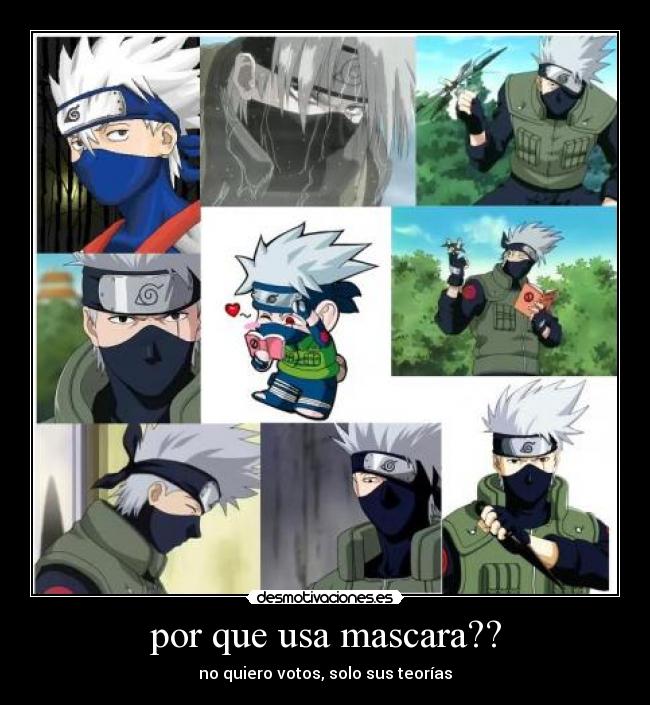 por que usa mascara?? -