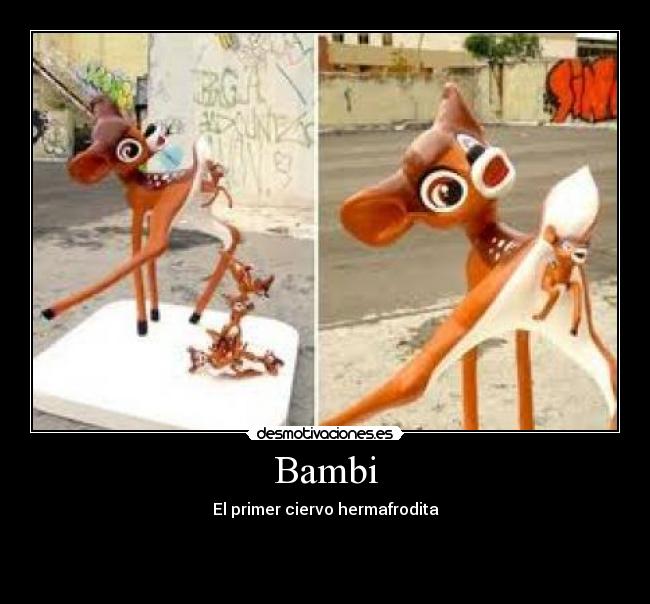 Bambi - El primer ciervo hermafrodita