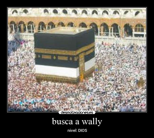 busca a wally - nivel: DIOS