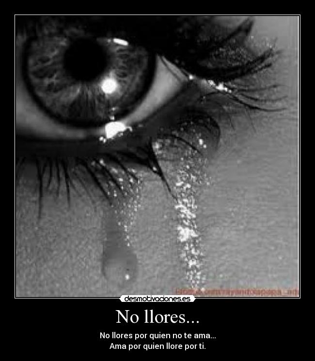 No llores... - 