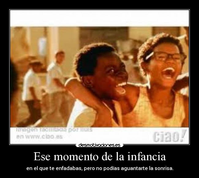 Ese momento de la infancia -