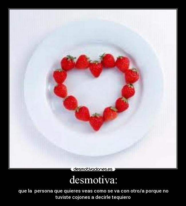 desmotiva: -