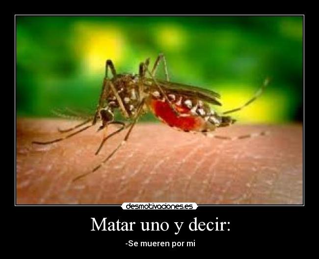 Matar uno y decir: - 