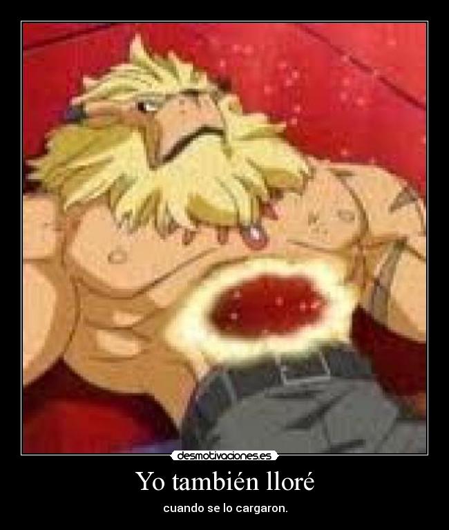 Yo también lloré - 