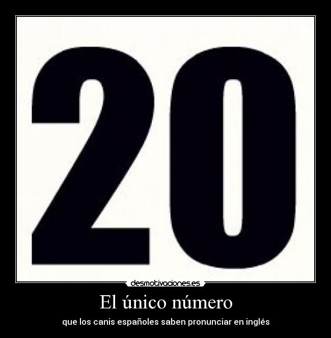 El único número -