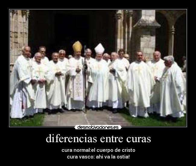 diferencias entre curas - 