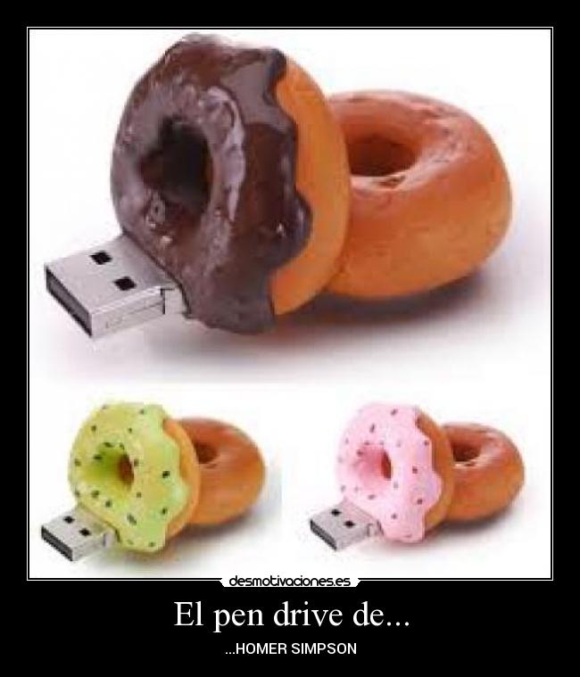 El pen drive de... - ...HOMER SIMPSON