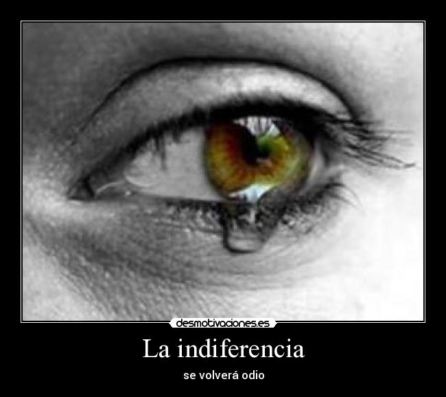 La indiferencia - 