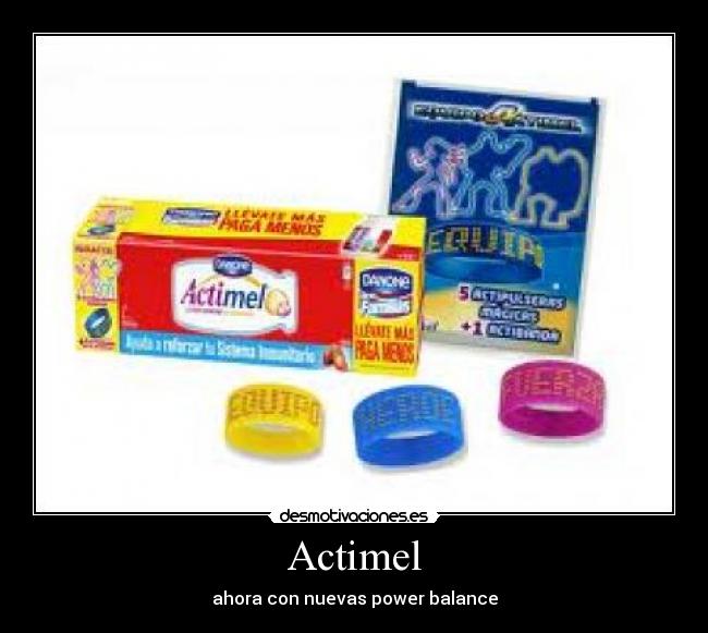 Actimel - ahora con nuevas power balance