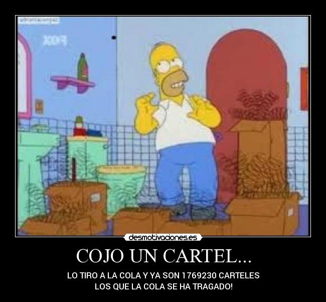COJO UN CARTEL... -