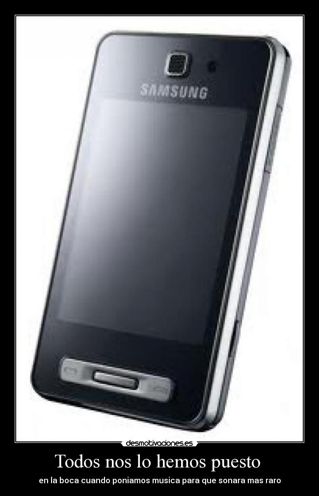 Todos nos lo hemos puesto -