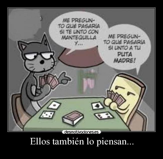 Ellos también lo piensan... -