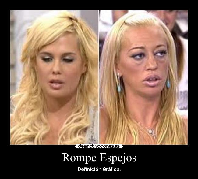 Rompe Espejos - Definición Gráfica.