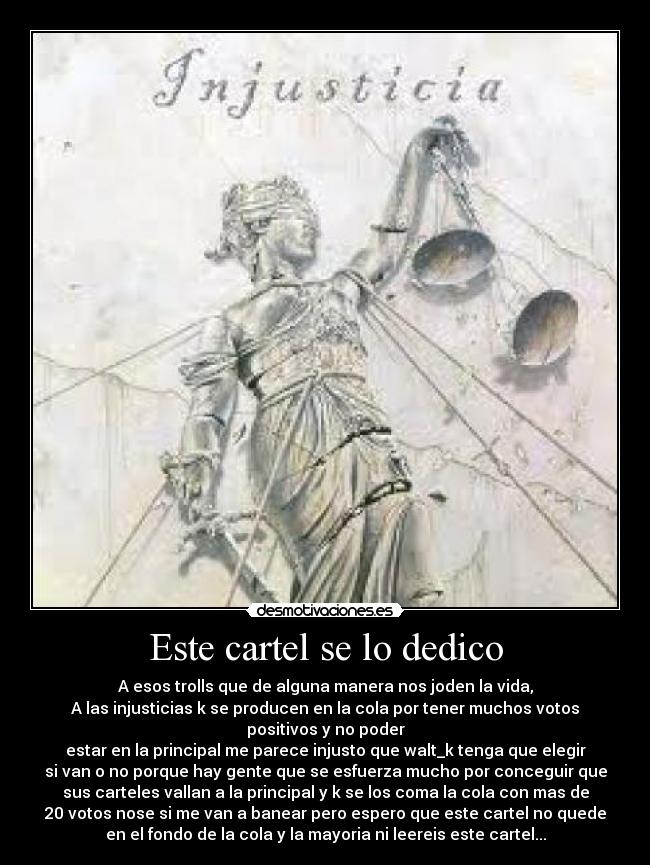 Este cartel se lo dedico - 