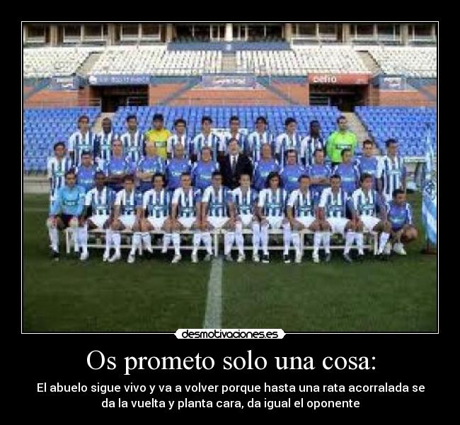 Os prometo solo una cosa: - El abuelo sigue vivo y va a volver porque hasta una rata acorralada se
da la vuelta y planta cara, da igual el oponente