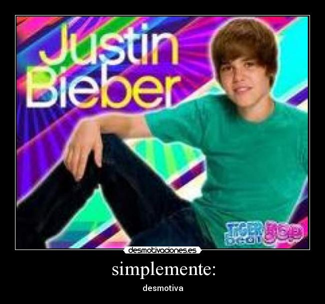 simplemente: -
