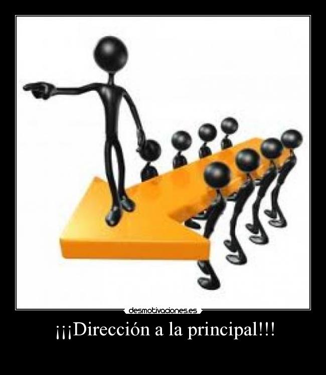 carteles direccion desmotivaciones