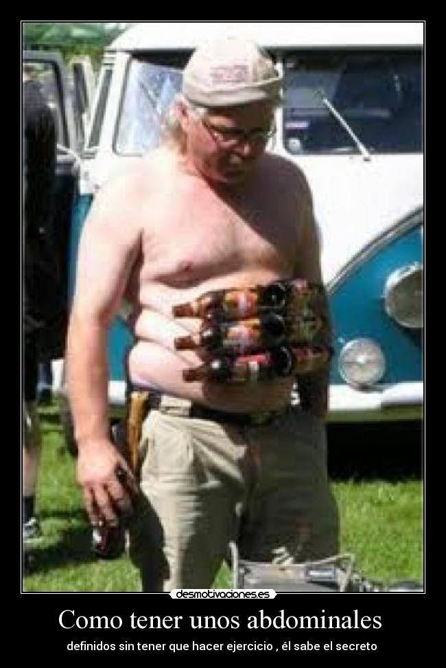 Como tener unos abdominales  - definidos sin tener que hacer ejercicio , él sabe el secreto 