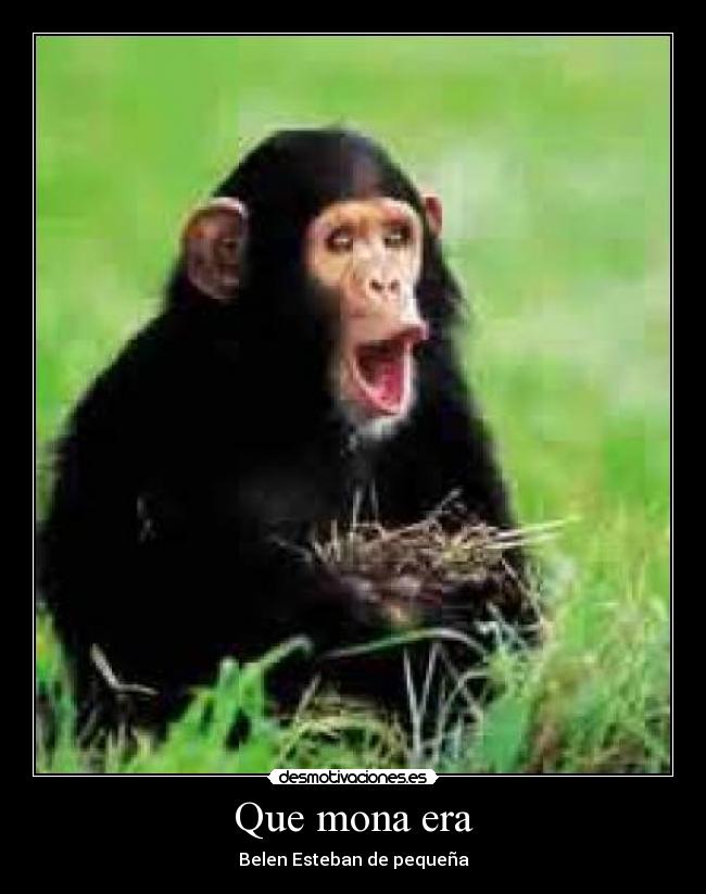 Que mona era - Belen Esteban de pequeña