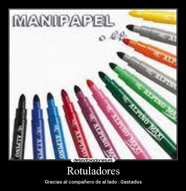 Rotuladores -