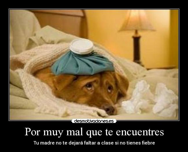 Por muy mal que te encuentres -