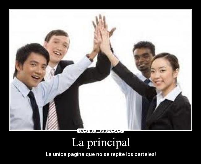 La principal - La unica pagina que no se repite los carteles!